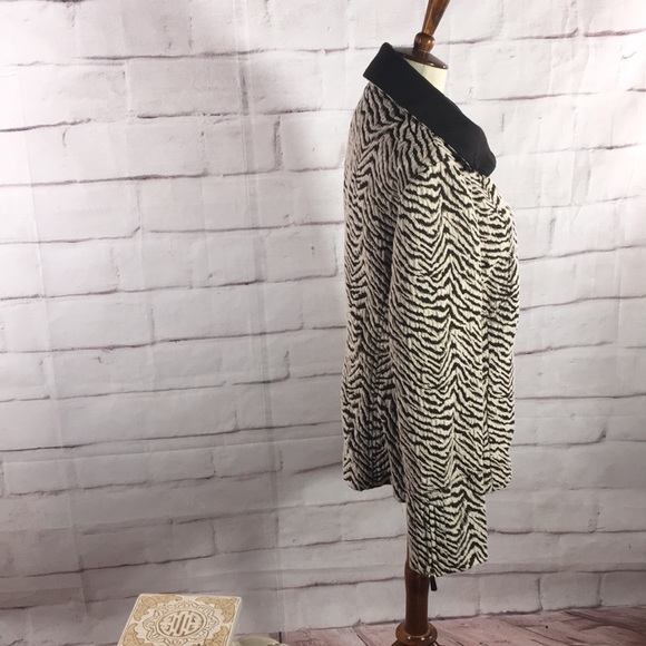 Carlisle Zebra Print Moto Jacket - Picture 6 of 12